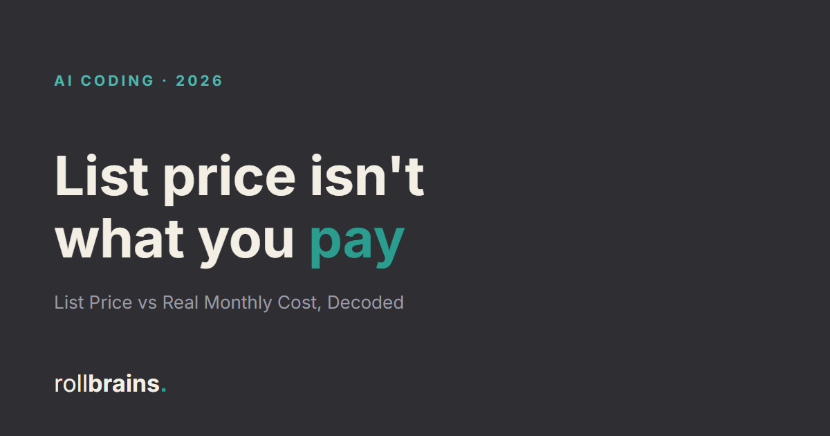 AI Coding Tools Usage Billing Decoded